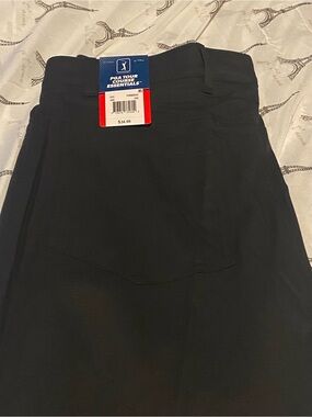 PGA Tour Men's Flat Front Pants in Black